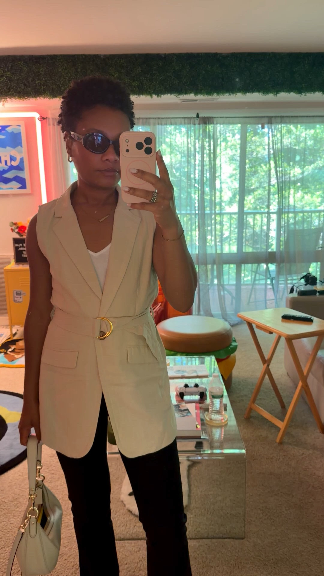 Todays ootd: Linen Vest, kick flare foster pants and caged flats!

#LTKgrwm #LTKootd #LTKdayinmylife