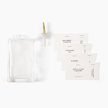 Molimoli Olive Oil Dispenser Bottle for Kitchen, Automatic Pourer, Glass Thin Bottle Dispenser fo... | Amazon (US)