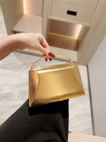 1pc Fashionable Shiny PU Handbag, Clutch Bag For Ball, Formal Party, Luxurious Glittering Evening Bag, High-End Gala Purse, Suitable For Cocktail, Wedding, Gathering Occasions | SHEIN