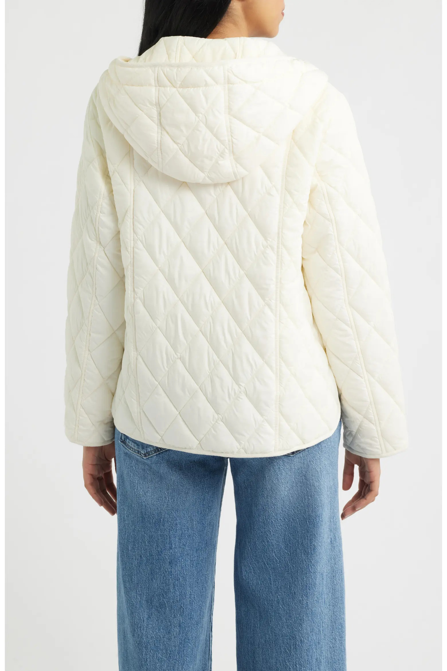 Diamond Quilted Hooded Liner Jacket (Women) | Nordstrom | Nordstrom