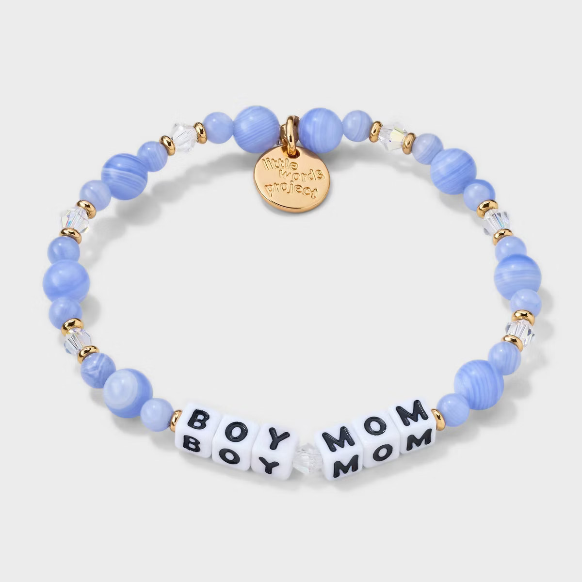 Little Words Project Boy Mom Beaded Bracelet - Blue | Target