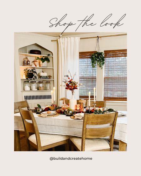 Dining room decor. Neutral and modern fall touches for my Friendsgiving tablescape. #

#LTKparties #LTKHoliday #LTKSeasonal