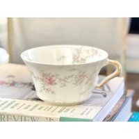 Vintage Teacup Limoges Theodore Haviland Floral Tea Cup Pink Flowers France. Cottage Core. Preppy Gr | Etsy (US)
