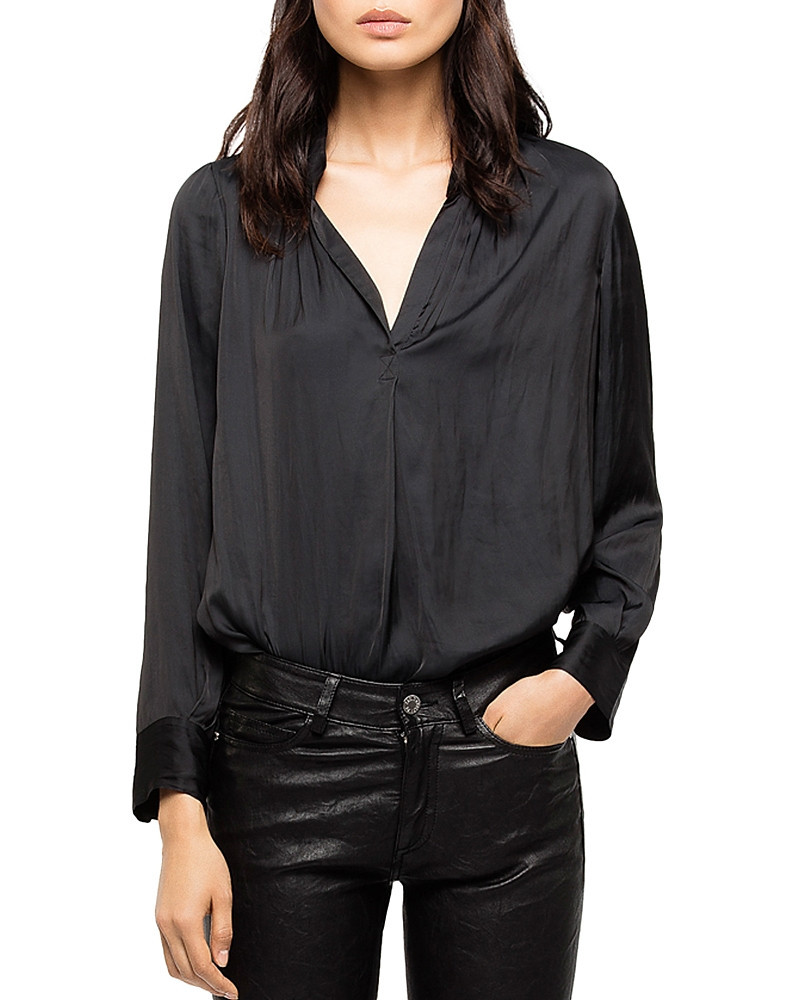 Zadig & Voltaire Tink Satin Tunic Top | Bloomingdale's (US)