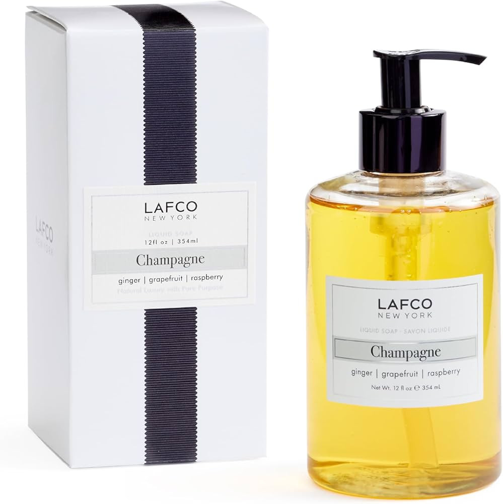 LAFCO New York Liquid Soap, Champagne - 12 oz - Regenerates, Protects & Moisturizes - All Skin Ty... | Amazon (US)