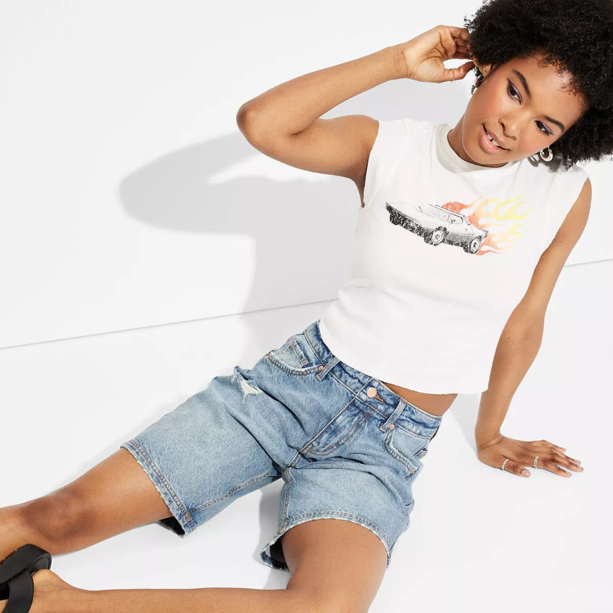 Women's Mid-Rise Jean Shorts - Wild Fable™ | Target