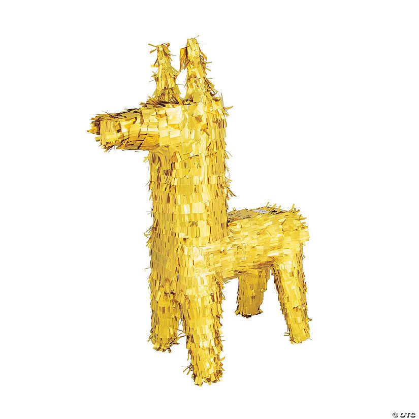 Gold Donkey Piñata | Oriental Trading Company
