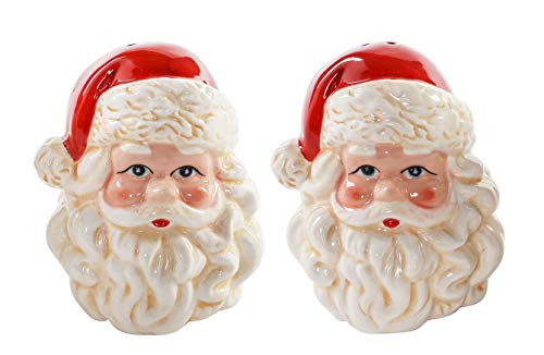 The Bridge Collection Classic Santa Salt & Pepper Shakers - Christmas Salt and Pepper Shaker Set ... | Amazon (US)