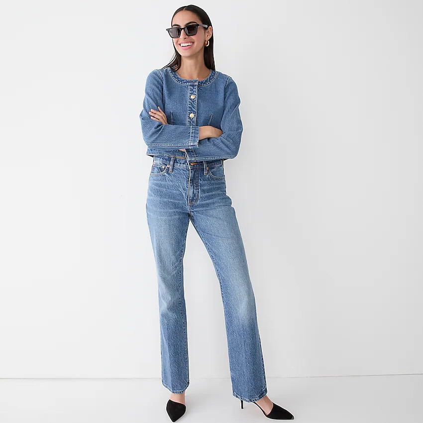 Full-length demi-boot jean in Magnolia wash | J. Crew US