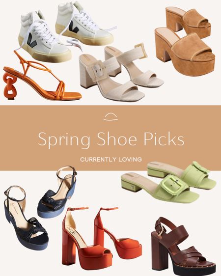 Currently loving these spring shoes from colorful sandals to platforms and high top sneakers  

#LTKFind #LTKshoecrush #LTKSeasonal