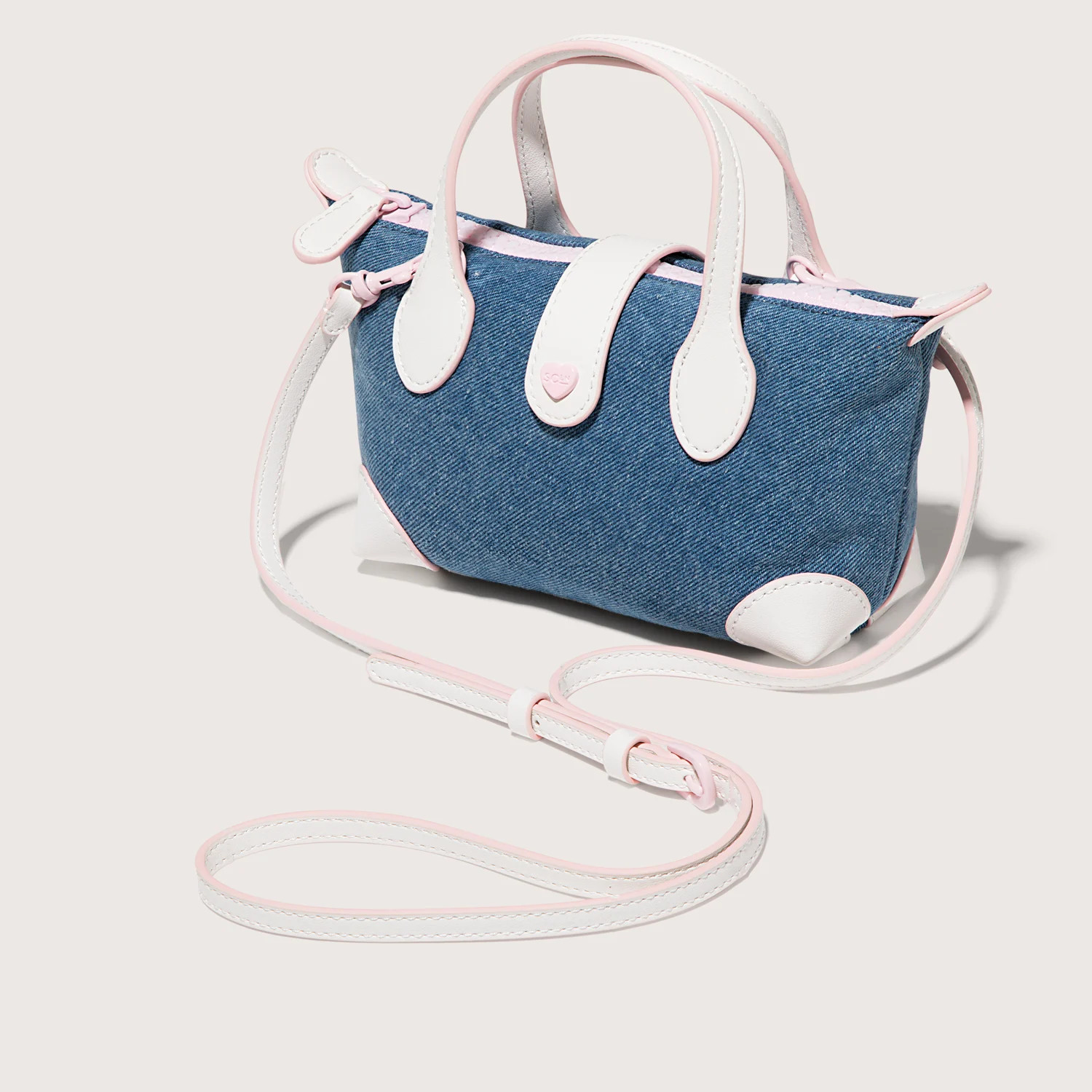 Kendall Denim Pouchette Crossbody Bag | Stoney Clover Lane | Stoney Clover Lane