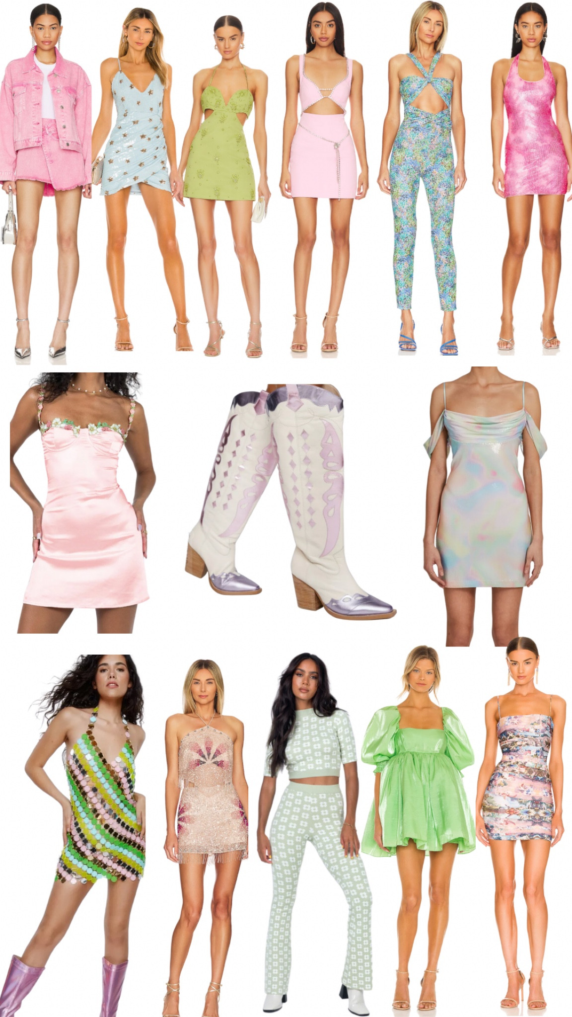 Taylor Swift concert outfits, Eras tour outfits, eras outfits, festival outfits, spring dresses, concert outfits, lover era, spring outfits, cowboy boots

#LTKSeasonal #LTKstyletip #LTKFestival