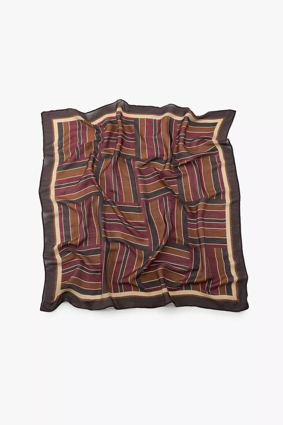MODAL PRINT SCARF | Zara UK