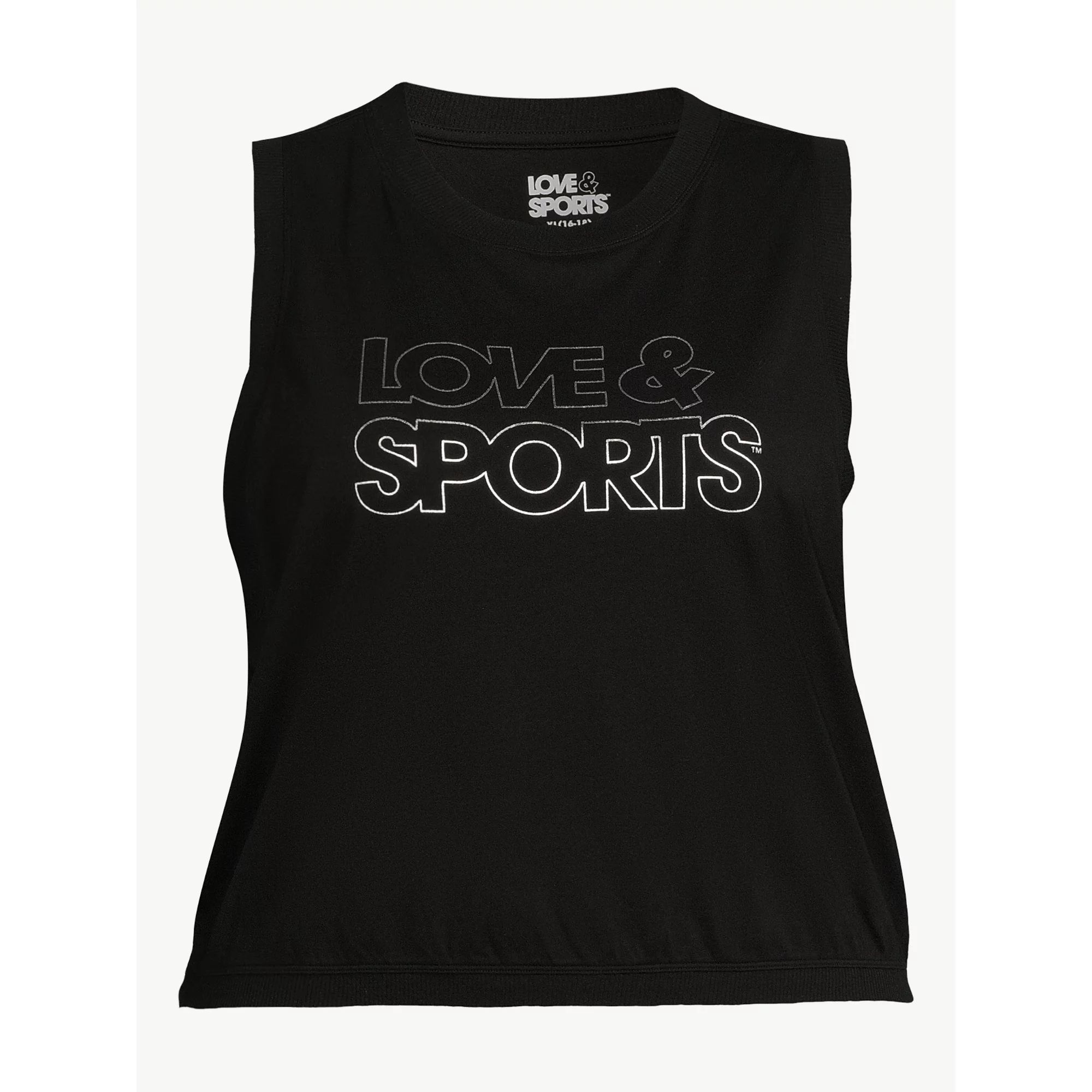 Love & Sports Women's Logo Muscle Tank Top, Sizes XS-3XL | Walmart (US)