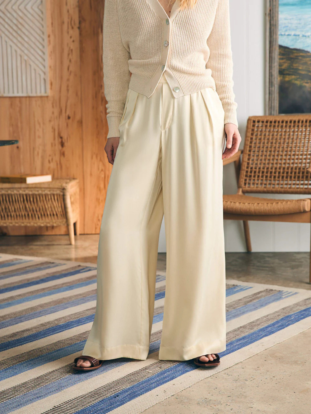 Sandwashed Silk Gemma Pant | Faherty