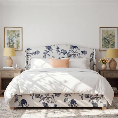 Allis Upholstered Wingback Bed | Wayfair North America