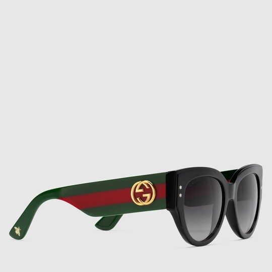 Cat eye acetate sunglasses | Gucci (US)