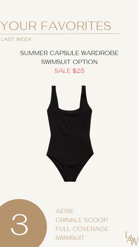 Best Sellers: Aerie Swimsuit, fits tts (own in small long)

#LTKsalealert #LTKfindsunder50 #LTKswim