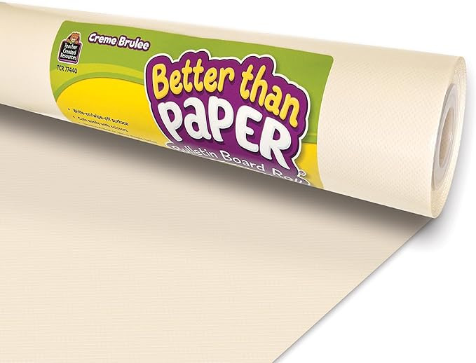 Teacher Created Resources Creme Brulee Better Than Paper® Bulletin Board Roll (TCR77440) | Amazon (US)