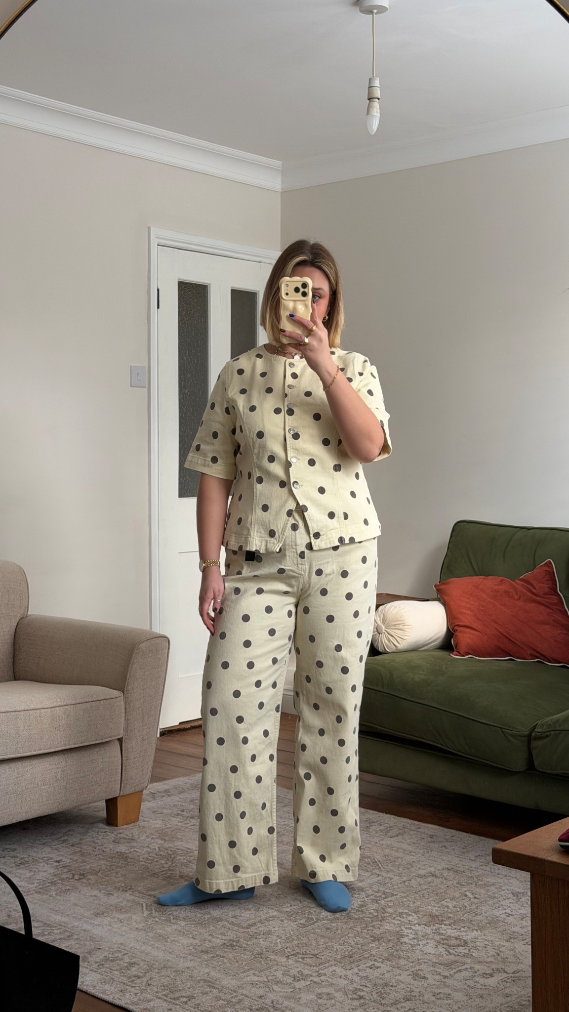 Tu polka dot butter yellow denim set!

#LTKmidsize #LTKuk