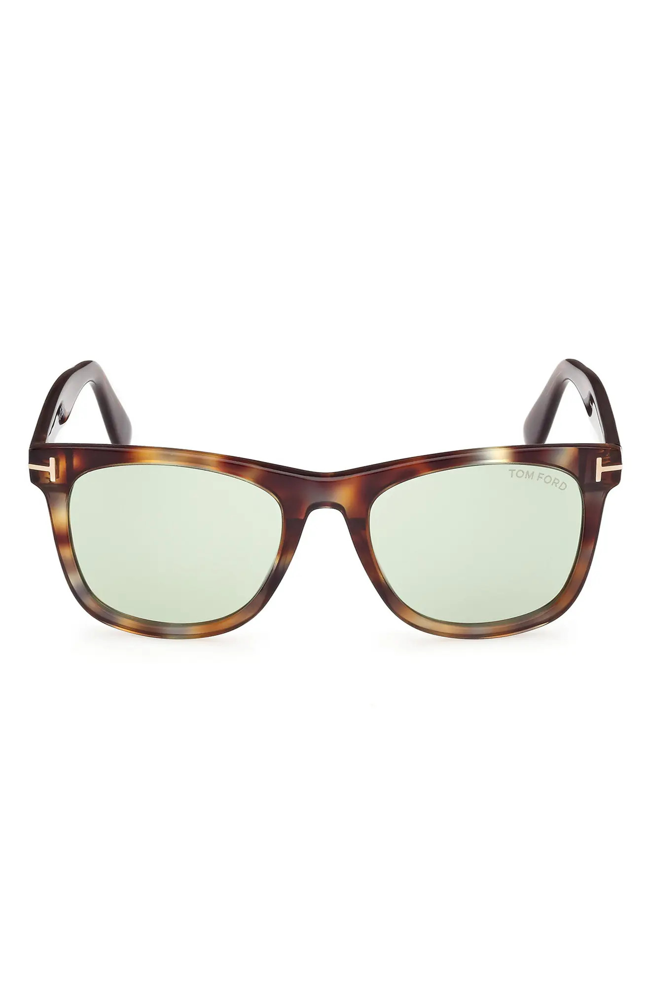 TOM FORD Photochromic Kevyn 52mm Square Sunglasses in Vintage/light Havana at Nordstrom | Nordstrom