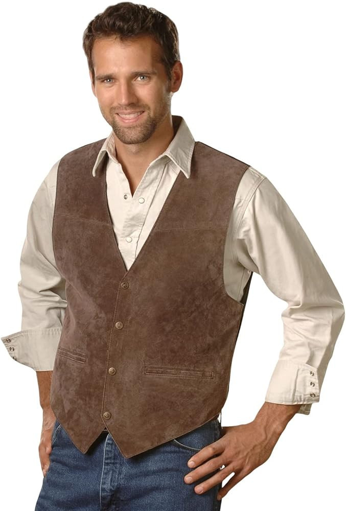 Scully mens Suede Leather Western | Amazon (US)