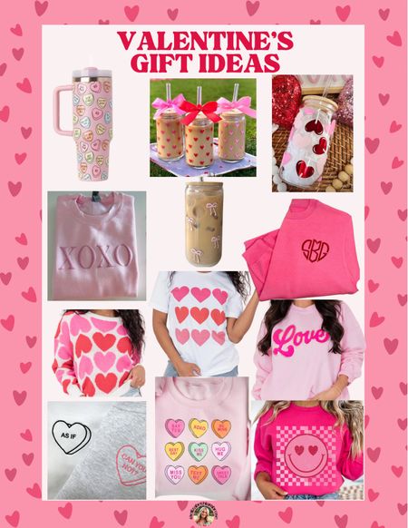 absolutely love all of these Valentines finds! 🎀🩷 loving the cute little cups! I also ordered shirts with the cute candy hearts on them and I’m so excited for them! 
these are perfect to gift yourself or your BFF or any of your galentines!!

#valentines #gifts #galentines #bff #love #pink #red #cute

#LTKSeasonal #LTKfindsunder50 #LTKGiftGuide