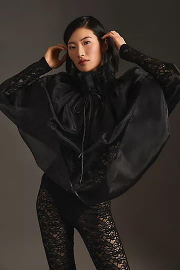 By Anthropologie Layered Tulle Cape | Anthropologie (US)