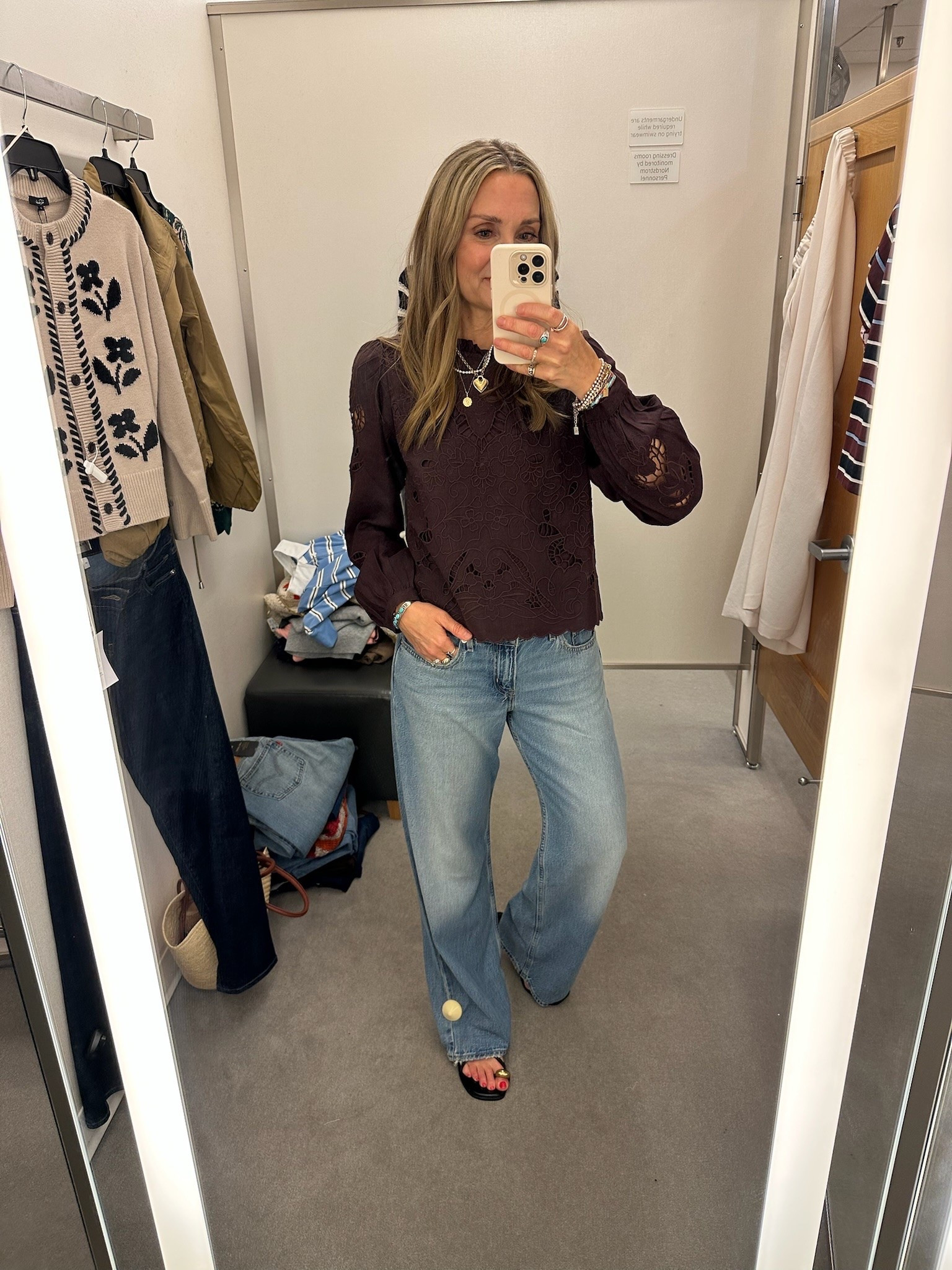 More great fall finds from the Nordstrom sale! Such cute jeans at a great price and loving this top!

#LTKootd #LTKOver40 #LTKSeasonal