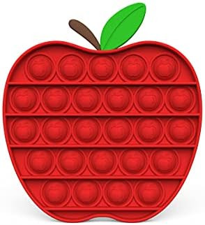Idealforce Apple Push Pops Fidget Toys Push Pops Bubble Fidget Sensory Toy Silicone Stress Relief... | Amazon (US)