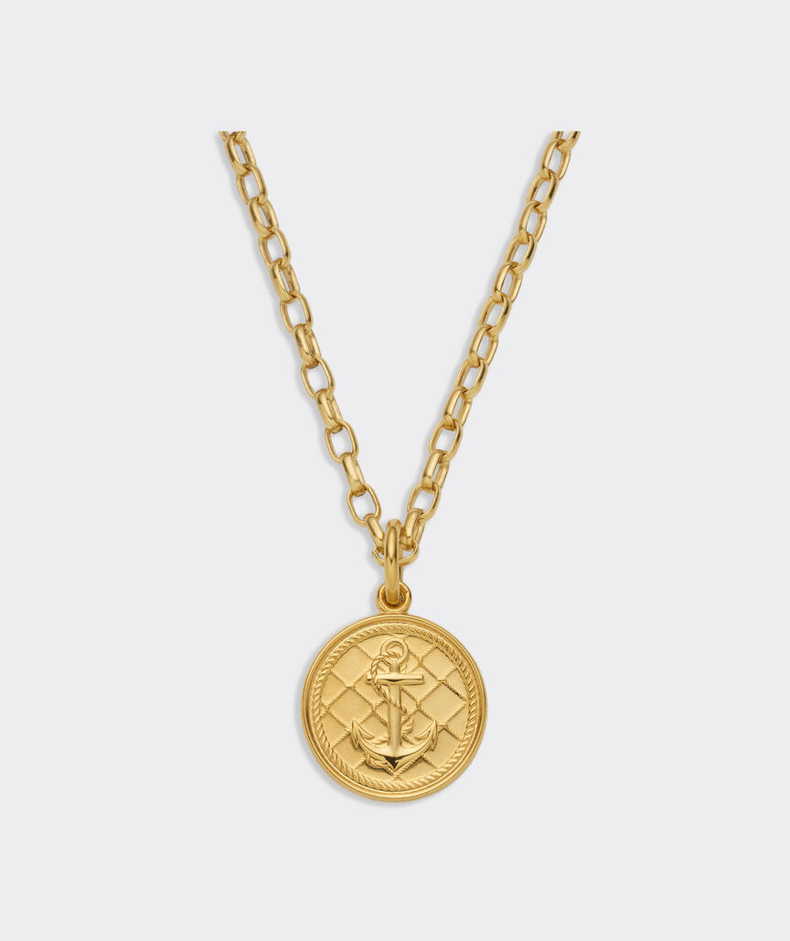 Colby Davis Small Anchor Pendant | vineyard vines