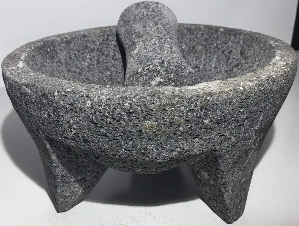 Made in Mexico Genuine Mexican Manual Guacamole Salsa Maker Volcanic Lava Rock Stone Molcajete/Te... | Amazon (CA)