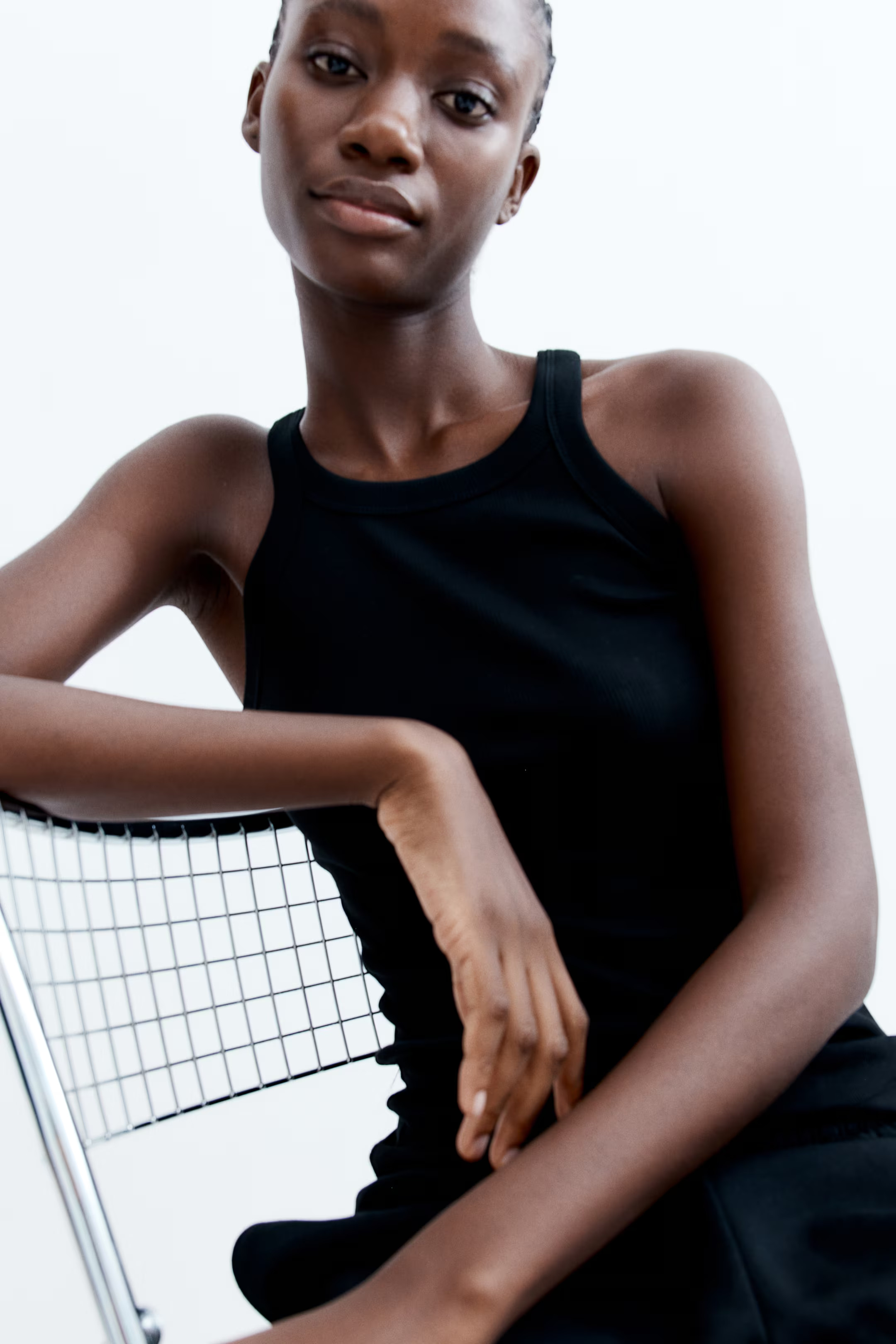 Ribbed vest top | H&M (UK, MY, IN, SG, PH, TW, HK)