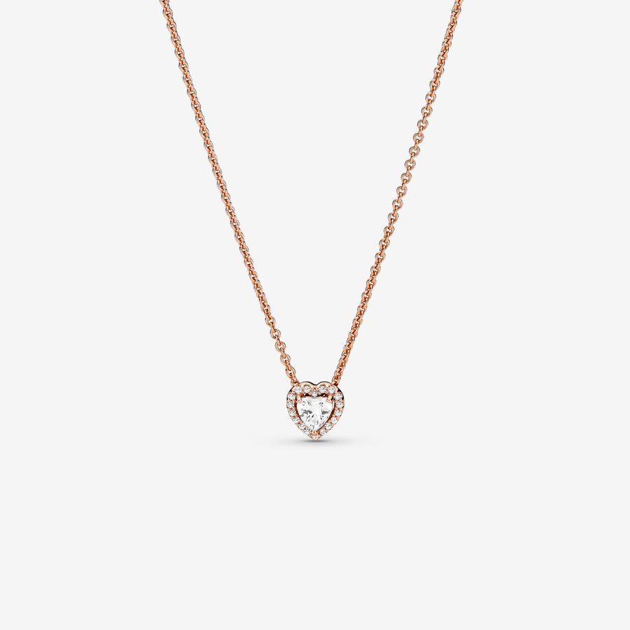 Sparkling Heart Collier Necklace | Pandora (US)