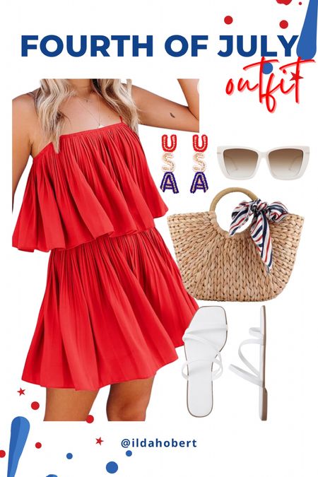 The perfect Fourth of July outfit from Amazon!😍 I am loving this romper!

summer fashion, summer outfit, spring fashion, spring outfit, affordable fashion, vacation, resort wear, Amazon fashion, sandals, sunglasses, 4th of July, July 4th

#LTKStyleTip #LTKSaleAlert #LTKFindsUnder50