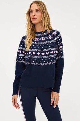 Elizabeth Sweater Snowy Peak Fairisle | Beach Riot
