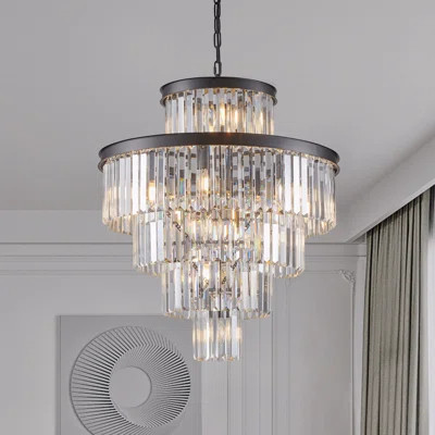 Chandelier - Crystal Modern Style S Lights Fixture Hanging Pendant Light Fixture Fixture | Wayfair North America