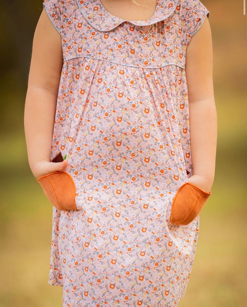 Pumpkin Dress (3, 4, 5) | Lovely Little Things Boutique