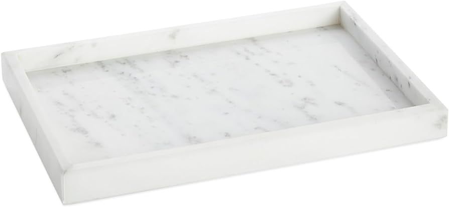 Juvale Large Marble Vanity Tray for Jewelry, Cosmetics, Candles, Lotion, Shampoo, and Perfume, fo... | Amazon (US)
