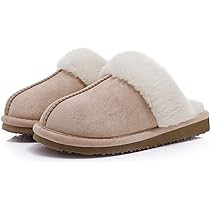 Women's Fuzzy Memory Foam Slippers Fluffy Winter House Shoes Indoor and Outdoor | Amazon (US)