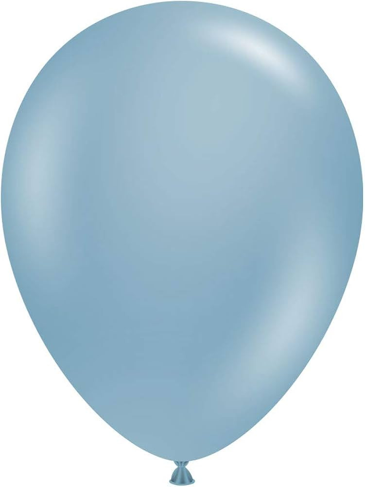 Tuf-Tex 11" Blue Slate Latex Balloons | Amazon (US)