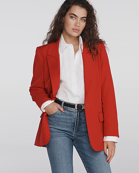 Editor One Button Blazer | Express