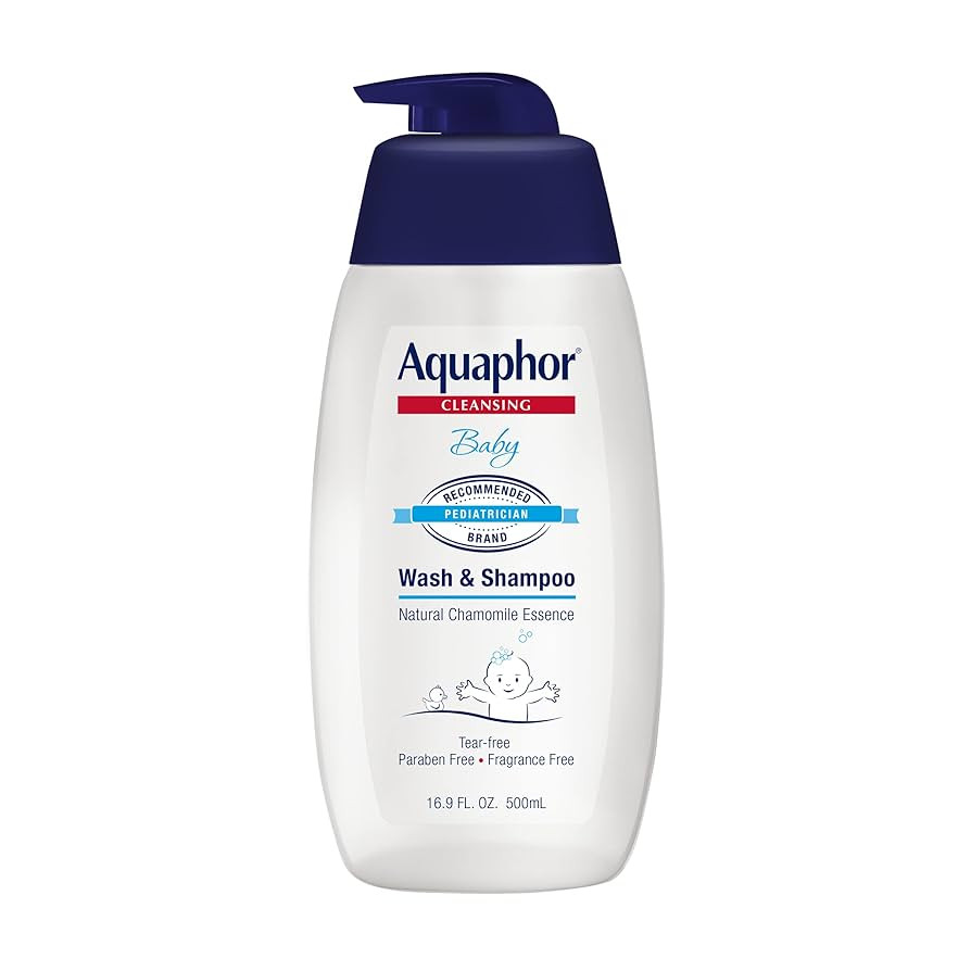 Aquaphor Baby Wash and Shampoo - Mild, Tear-free 2-in-1 Solution for Baby’s Sensitive Skin - 16... | Amazon (US)