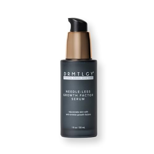 DRMTLGY Needle-less Growth Factor Serum for Face – Multi-Peptide & Hyaluronic Acid Facial Serum, Firming & Lifting, Skin Barrier Support & Wrinkle Care | Amazon (US)