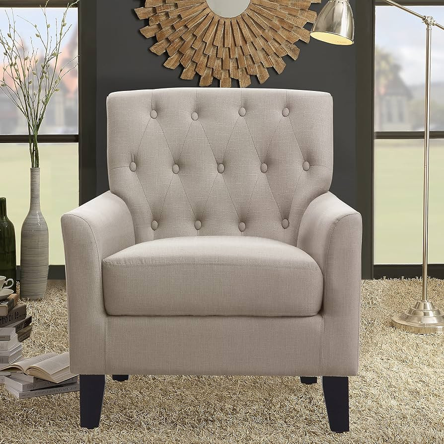 Rosevera Brayle Rosevara Furniture Reading Small Arm Living Room Comfy Accent Bedroom Chairs, War... | Amazon (US)
