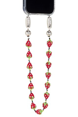 Ossa Pave Disco Mini Wristlet in Red | FWRD 