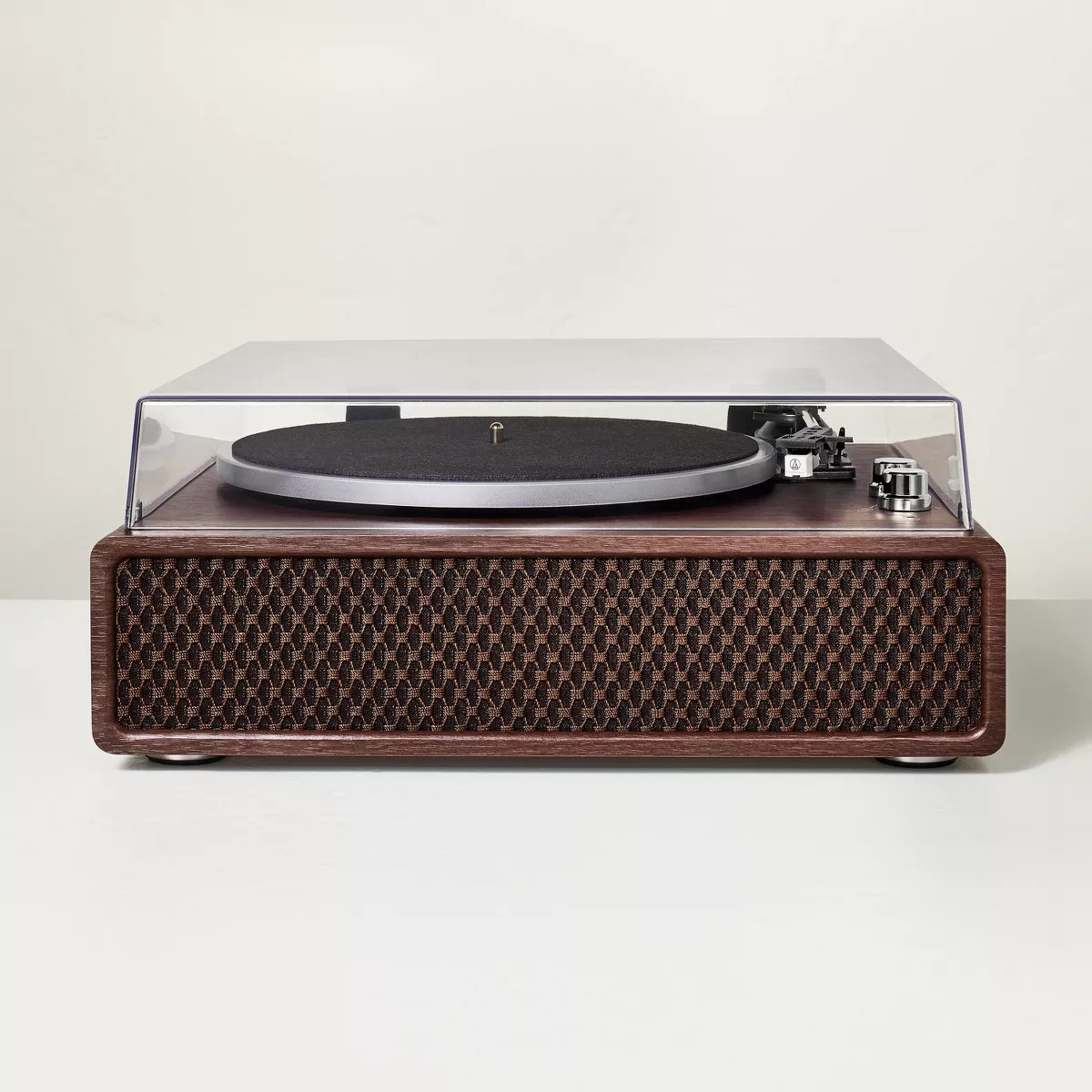Wood Finish Retro Record Player - Hearth & Hand™ with Magnolia | Target