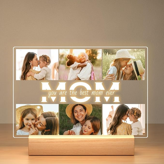 Bulaient Personalized Mothers Day Gifts for Mom from Daughter Son, Custom Picture Frames with Pho... | Amazon (US)
