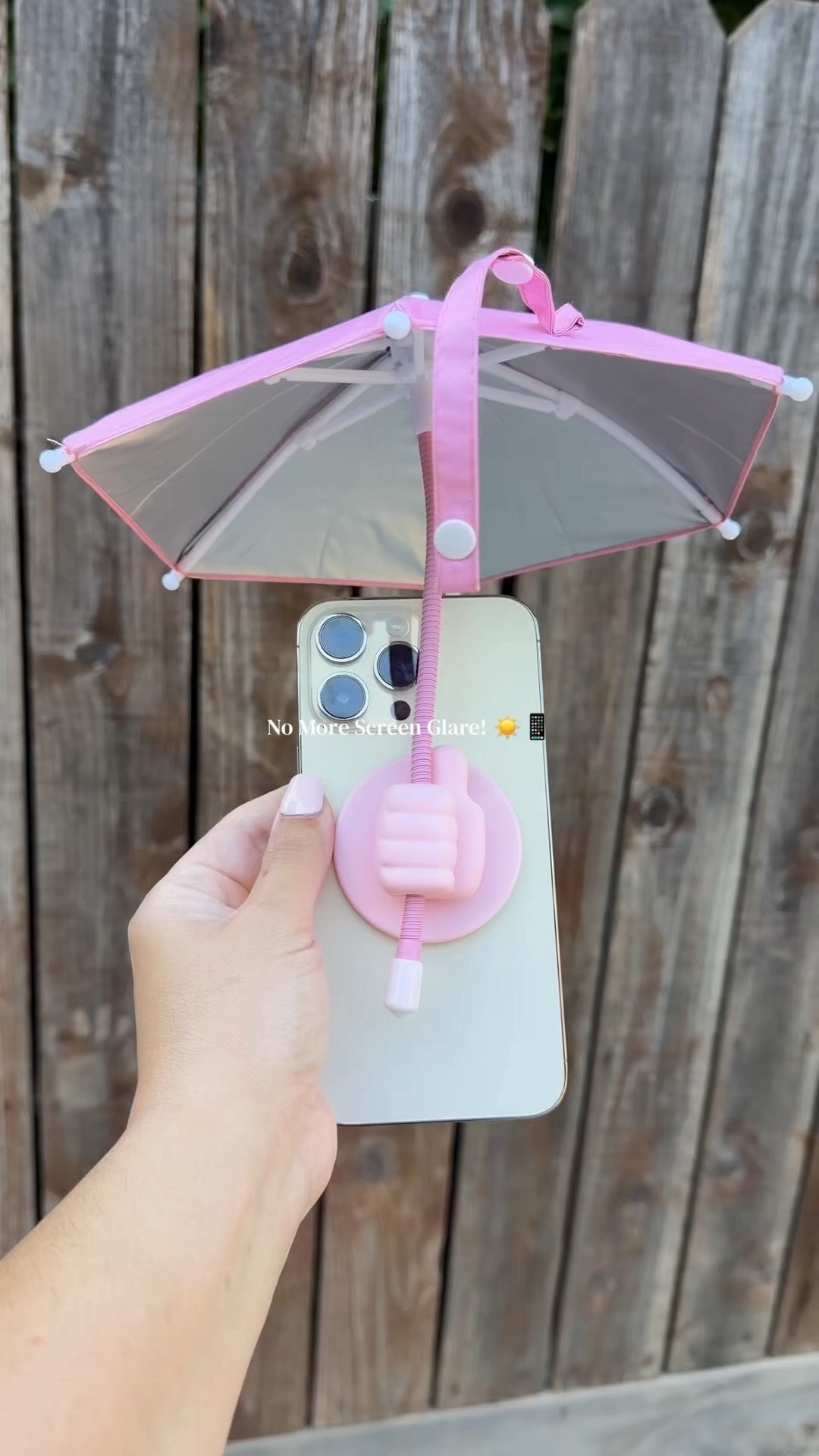 Protect your phone from harsh sunlight with this adjustable magnetic mini umbrella. A must-have summer gadget!

#PhoneHack #SummerGadgets #BeachLife #TravelGadgets #ViralProducts