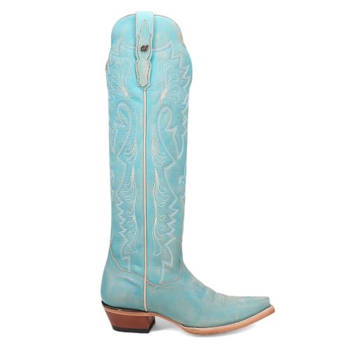 Dan Post Women's Celeste Western Boot, Light Blue, 6.5 | Amazon (US)